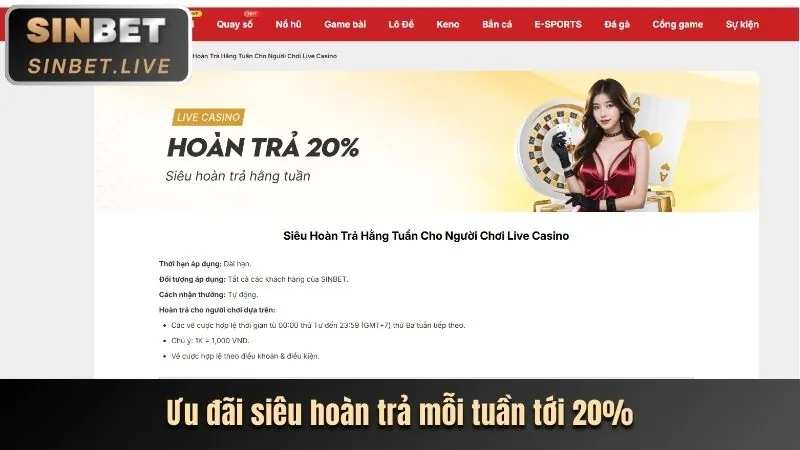 Banner hiển thị các chương trình khuyến mãi và ưu đãi hấp dẫn của KUWIN2